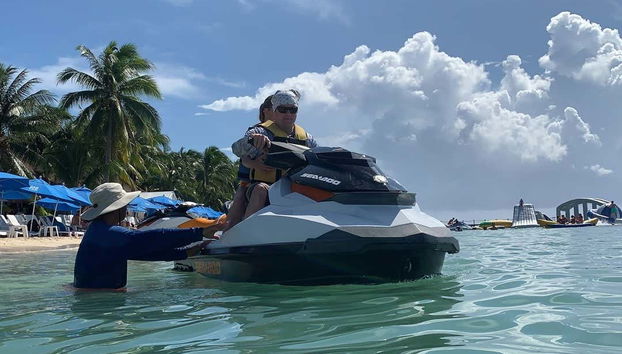 Ready to speed across the Caribbean Sea