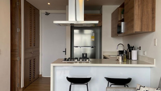 w Wonderful 1BR With Moder Balcony in Poblado - Foto 5, Habitación