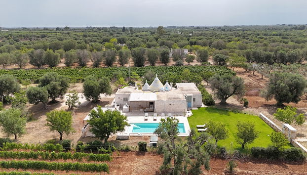 TD Trullo Titiro w Wine Cellar Vineyard Pool - Foto 2, Habitación