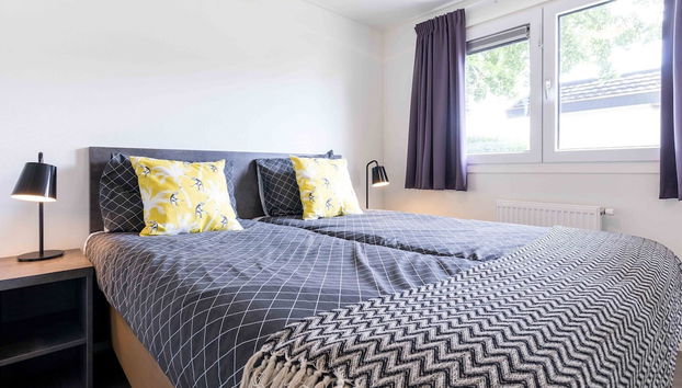 Modern Chalet With Dishwasher in Noordwijk Near the Sea - Foto 2, Habitación