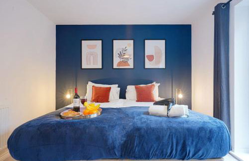 Beautiful Apartment in Central MK with Balcony, Free Parking & Smart TV with Netflix by Yoko Property - Foto 4