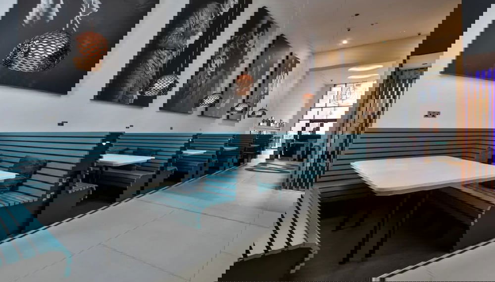 Sala de estar do lobby