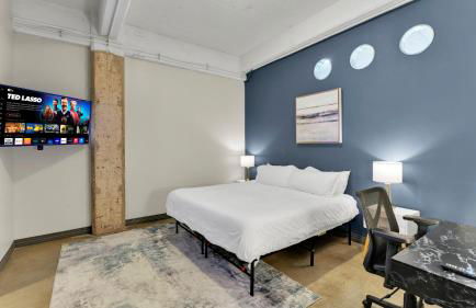 Downtown Loft Walk to Convention Center Sleeps 5 - Foto 21