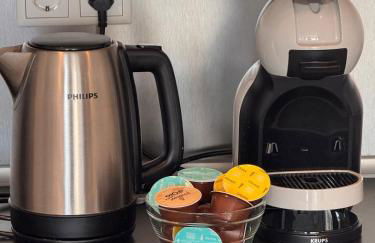 Modernes Wasserfront Wohnung, Terrasse, Parkplatz - Foto 18