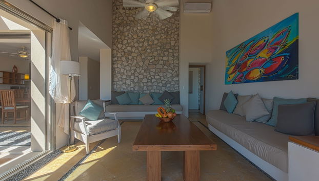 Zona de estar del vestíbulo