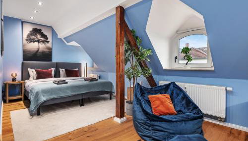 EDLER WOHNRAUM Modernes Vorstadtstudio mit Emma-Bett, Garten & Kaffeevollautomat - Foto 2