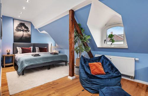 EDLER WOHNRAUM Modernes Vorstadtstudio mit Emma-Bett, Garten & Kaffeevollautomat - Foto 2