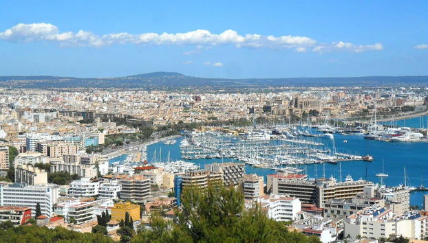 Panoramica del porto di Palma