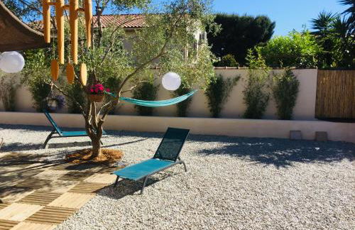 RDC dans maison "ilolil" a 1km plage de la Coudoulière - Foto 9