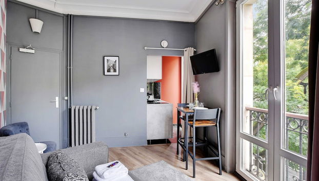 Peaceful Studio - 2P -near the Canal Saint-martin - Foto 5, Zona de estar