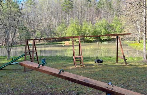 Modern Mountain Retreat~120ac~ Pond~Boat~Trails~FP - Foto 38