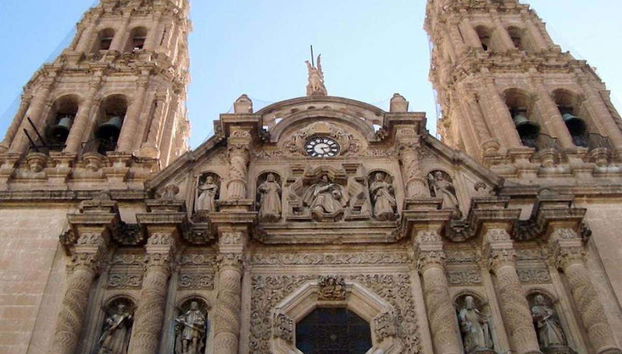 La facciata della cattedrale di Chihuahua