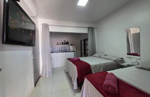 Suíte2 Privativa Climatizada Mobiliada com Garagem e Wi-Fi - Foto 7