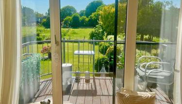 SÜDSEE GLÜCK - Maisonette Deluxe App auf 2 Ebenen - auf der Insel Xanten-Wardt zwischen Südsee-Nordsee - Foto 4, Garden view