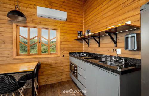 Linda cabana com jacuzzi na montanha VST013 - Photo 4