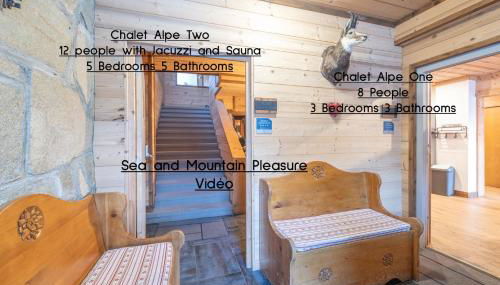 Chalet Alpe d'Huez 1850-Sea and Mountain Pleasure Avec 2 appartements- 1 Appartement 3 Chambres 8 Couchages - 3 Salles d'eau et 1 Appartement 5 Chambres 12 Couchages 5 Salles d'eau - Jacuzzi et Sauna -Pieds des Pistes et Centre - Foto 5