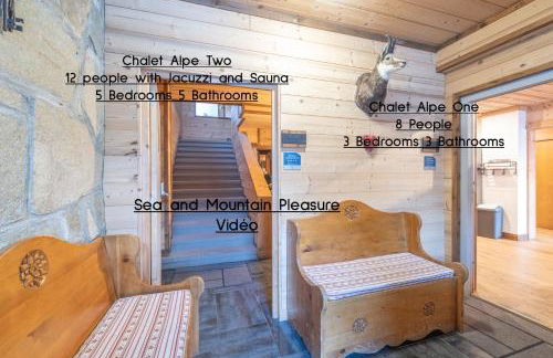 Chalet Alpe d'Huez 1850-Sea and Mountain Pleasure Avec 2 appartements- 1 Appartement 3 Chambres 8 Couchages - 3 Salles d'eau et 1 Appartement 5 Chambres 12 Couchages 5 Salles d'eau - Jacuzzi et Sauna -Pieds des Pistes et Centre - Foto 5