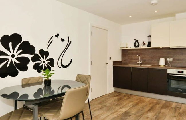 Sleek 2 Bedroom Apartment - Sofa-bed - Ashford - Foto 8