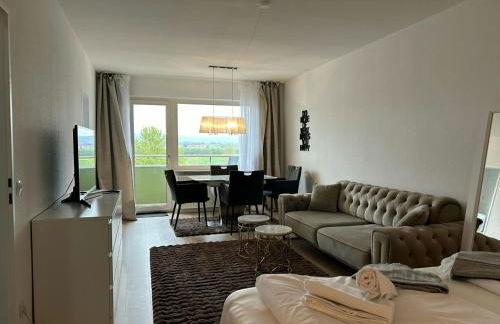 Modernes Studio mit Doppelbett in Hattersheim Zentrum - Foto 3