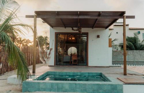 Chalé Aruanã , Banho sob as Estrelas a 100m do Mar - Foto 14