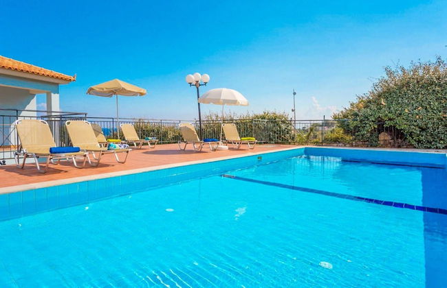 Skala Villa Yellow Large Private Pool Walk to Beach Sea Views A C Wifi - 2826 - Photo 12