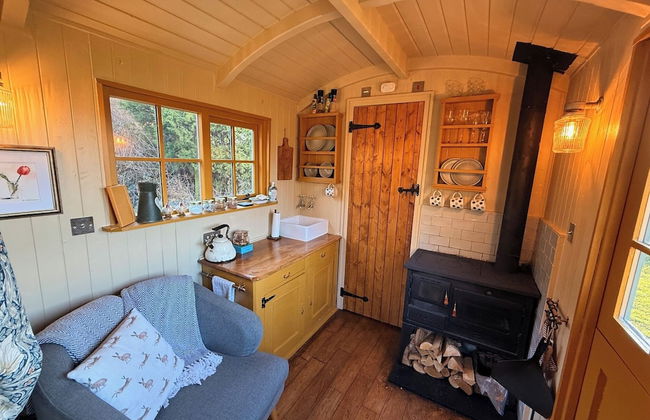 Cosy Romantic Shepherd hut in Open Countryside - Foto 6