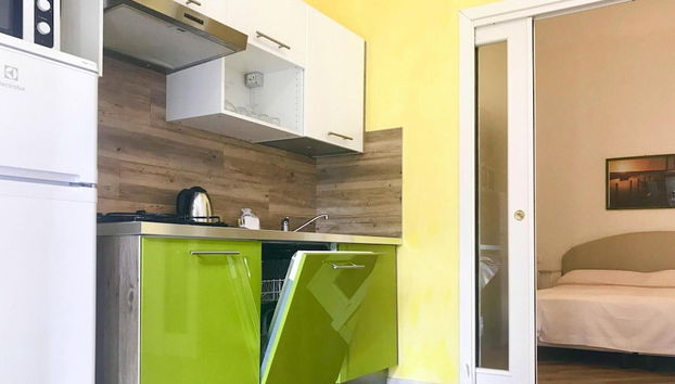 Apartment in the Villa Giada Holiday Complex in Imperia - Foto 5, Cocina privada