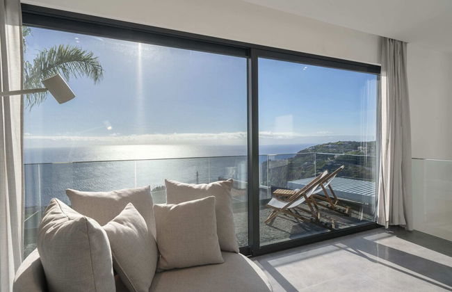 With Pool and Superb sea View - Villa Candelária - Foto 35