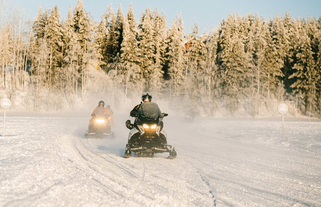 Passeio de moto de neve por Kätkä - Foto 2