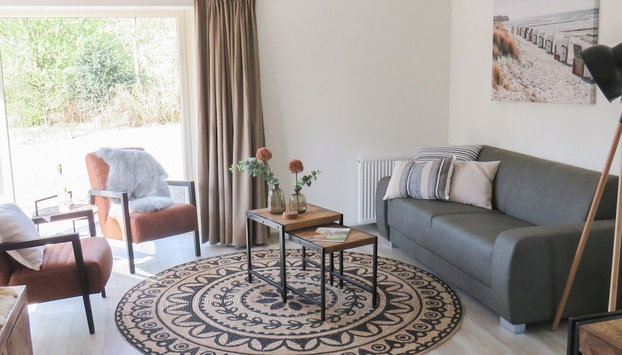 Chalet Near Lake Veluwemeer - Foto 5, Sala de estar