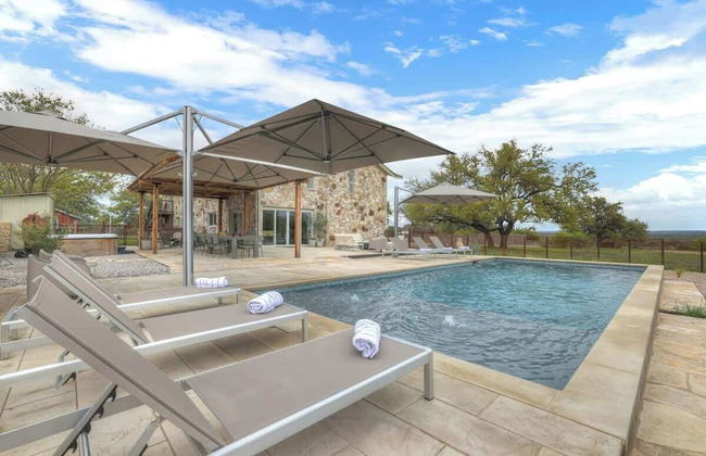 Grasslands Pool Hot Tub Hill Country Views - Foto 31