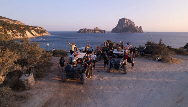 Looking out at the Es Vedrà islet