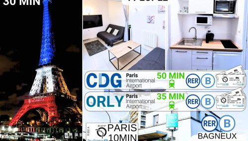 Bagneux Paris RER B Confort Netflix - Foto 2