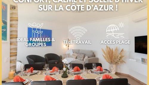 Le Jardin Secret by Golden Riviera Terrasses & accès plage - Foto 2