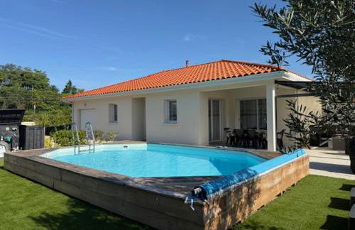 Belle Maison MALOU climatisée calme, piscine, jacuzzi 3km plage Labenne Capbreton - Foto 1
