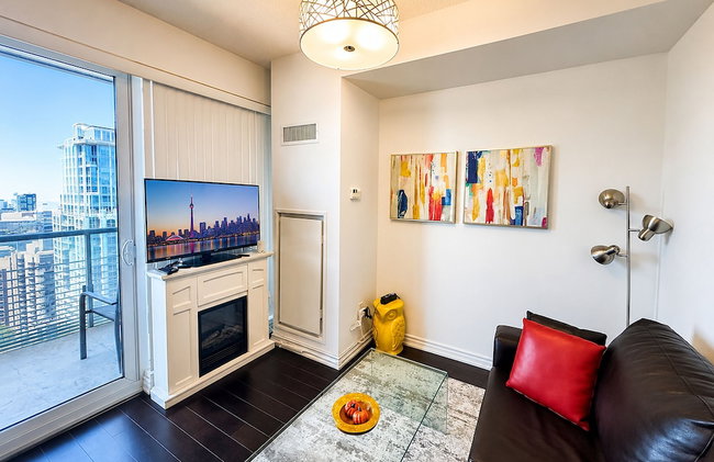 Quiet Medical Stay Condo - Walk to Hospitals, Uhn, Sickkids - Fast Wifi, Balcony - Foto 5