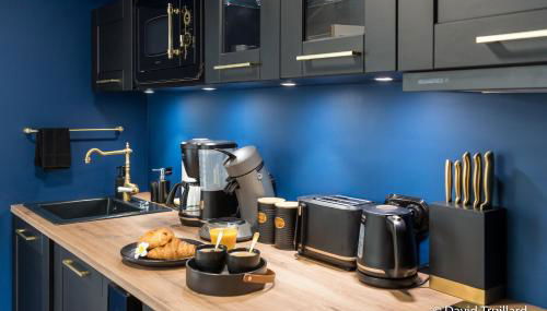 Suites Mana- Studio Art Ducal avec Terrasse sur l'arrière de la Place Ducale Parking inclus - Foto 3, stove, dishwasher, pet friendly, toaster, minibar