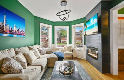 2 Bed Apt w/ Office, Free Parking, Near Wrigley - Foto 11