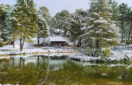 La cabaña del lago en ZAFIRO LAGUNAZO Parque Natural del Río Mundo - Foto 23