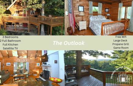 The Outlook - Pet Friendly, Grill, Wifi, View, Fire Pit, Deck, Family Friendly, Foosball, Game Room, King Bed, Fireplace - Photo 3