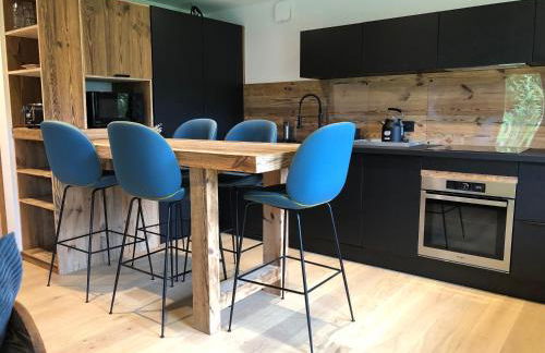 Le Chalet 138 Megève séjour pour 8 confort espace charme calme - Foto 4