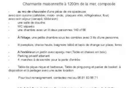 la maisonnette à 1200 m de la mer - Foto 21
