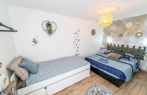 Maison familiale Terrasse Jacuzzi Parking sur place près d'Honfleur - Photo 22