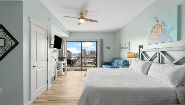 Origin 1205 - Studio King Gulf View Condo - Foto 3, Habitación