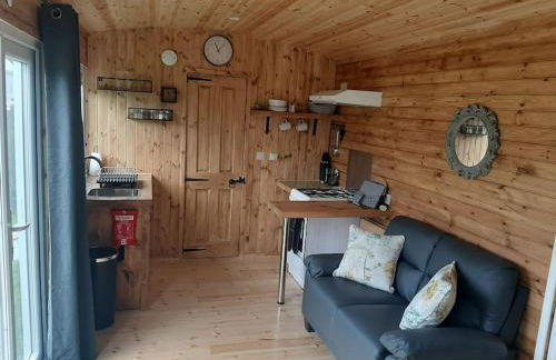 Anglesey new modern shepherds hut with spa hot tub - Foto 9