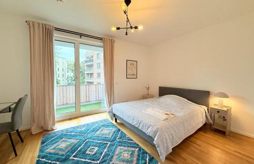 New-three room-Entire Apartment with two Balconies & Garage, Central-Fast Access to City Center - Barmbek -Stadtpark - Foto 38