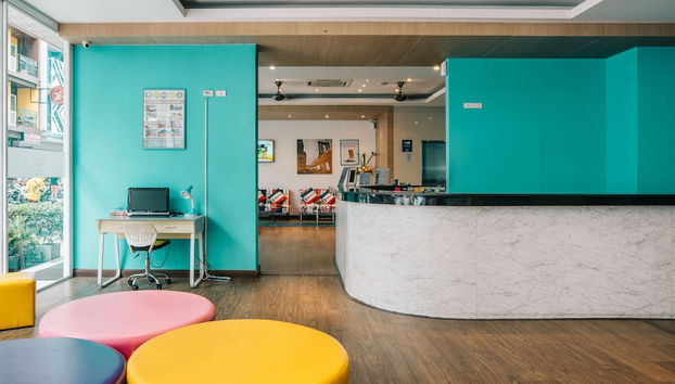 Zona de estar del vestíbulo