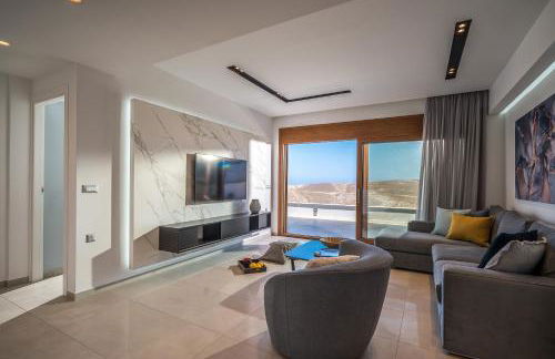 Eunoia Blue Villa Heraklion Crete, Sea View, Private Pool, Prassas, Karteros - Foto 36