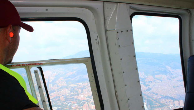 Enjoy beautiful views of Medellín