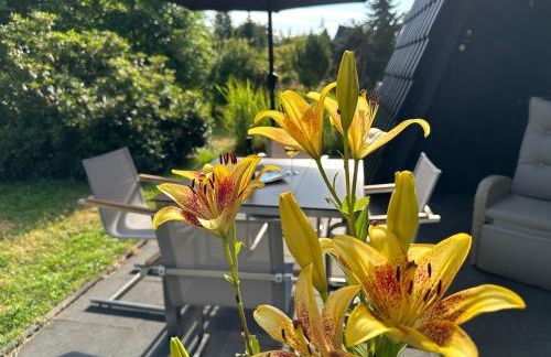 Ferienhaus Frankenwald 80qm unweit vom See in Lichtenberg - Sauna, Klima, Kamin, Garten - Bad Steben - Hof Saale - Foto 7